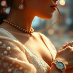 Reloj dorado mujer chic