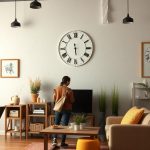 Reloj pared decorativo